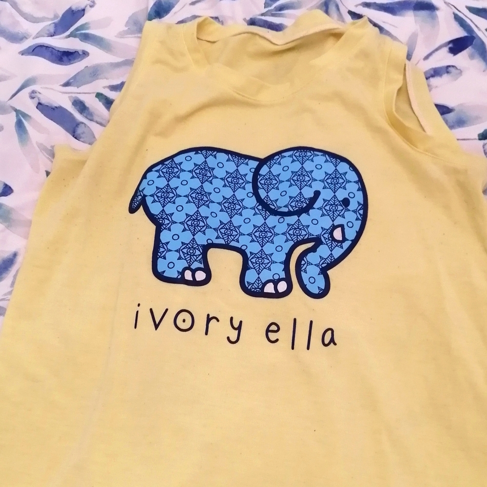 Yellow elephant tank